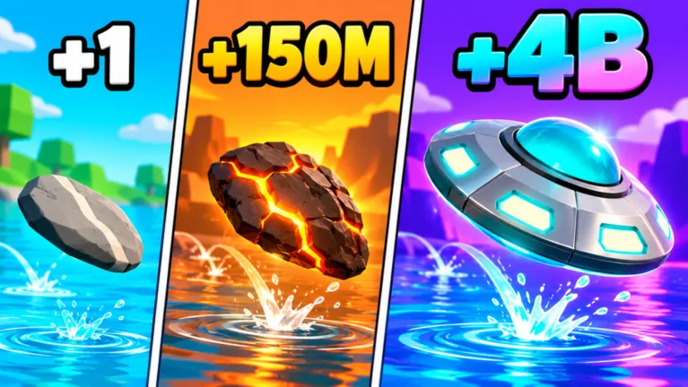 1 stone skipping inventory: Find Items and Check Gear