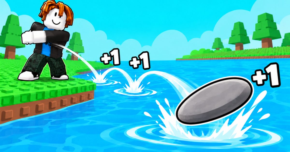 +1 Stone Skipping gameplay cover